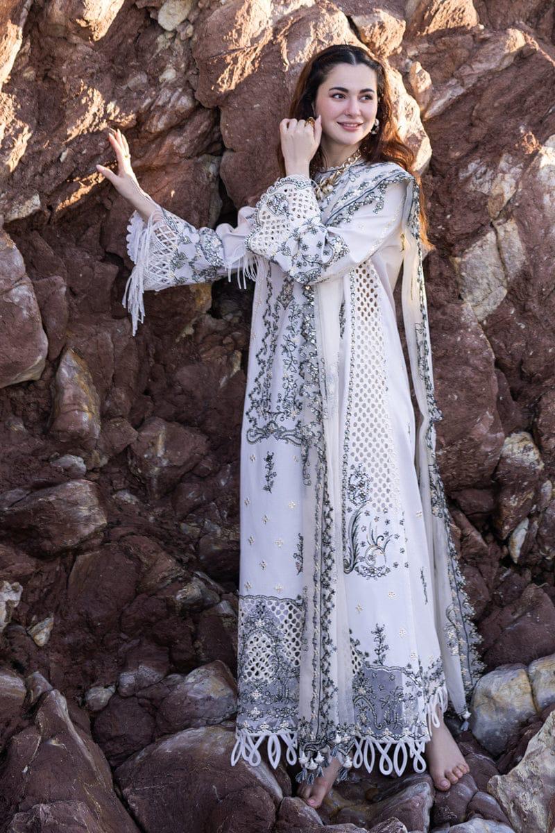 Embroidered Lawn Fancy 3 Piece Dress