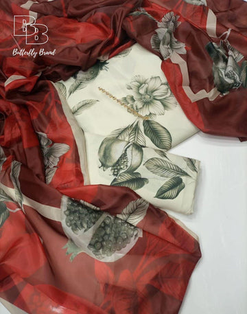 Printed Lawn 3Piece suit