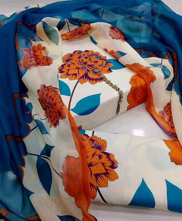 Printed Lawn 3Piece suit
