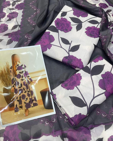 Printed Lawn 3Piece suit