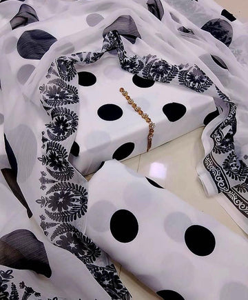 Printed Lawn 3Piece suit