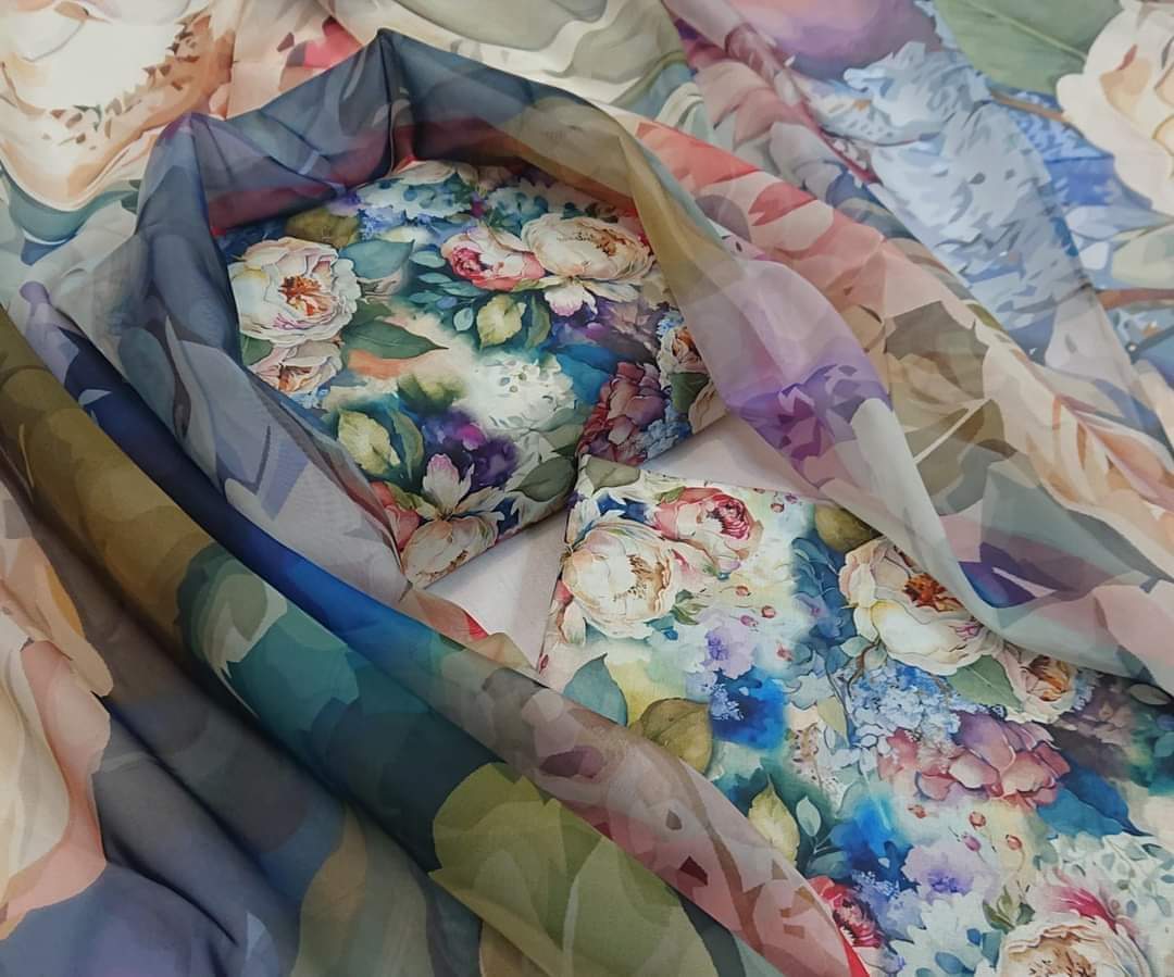 Printed Lawn 3Piece suit