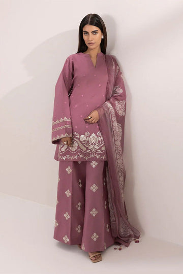 Embroidered Lawn Fancy 3 Piece Dress