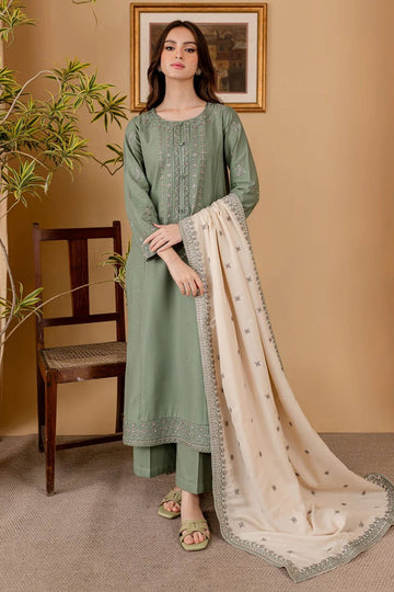 Embroidered Lawn Fancy 3 Piece Dress
