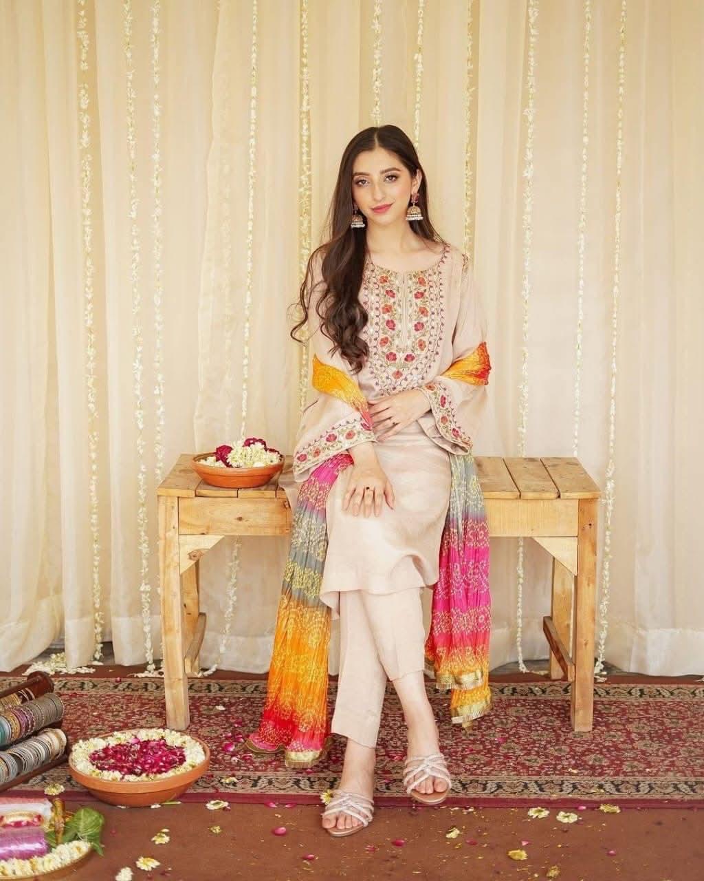 Embroidered Lawn Fancy 3 Piece Dress