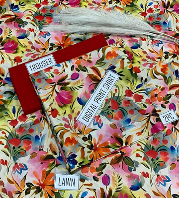 Print Lawn 2Pc Suit
