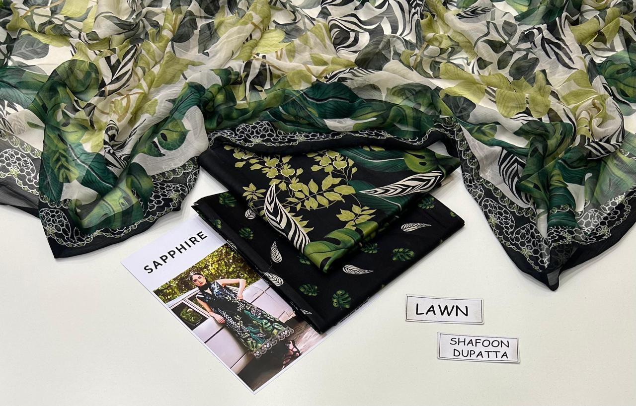 Print lawn 3pc Suit