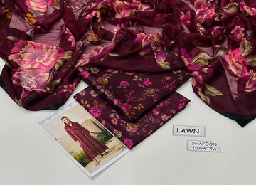 Print lawn 3pc Suit
