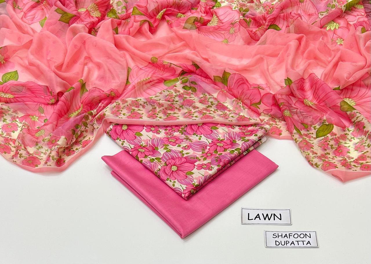 Print lawn 3pc Suit