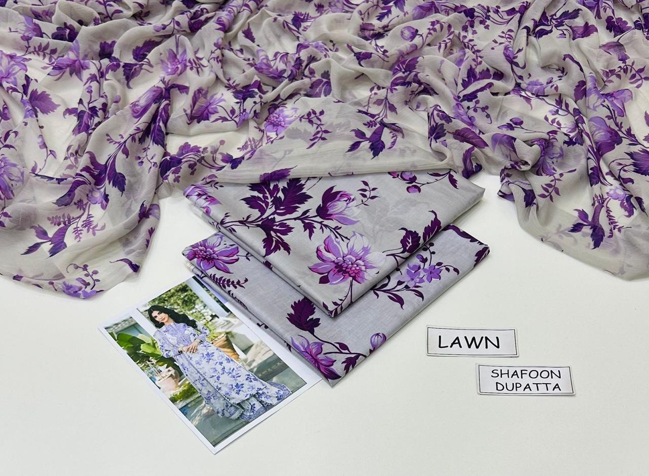 Print lawn 3pc Suit