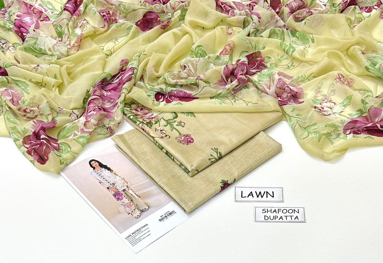 Print lawn 3pc Suit