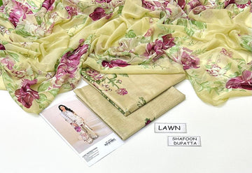 Print lawn 3pc Suit