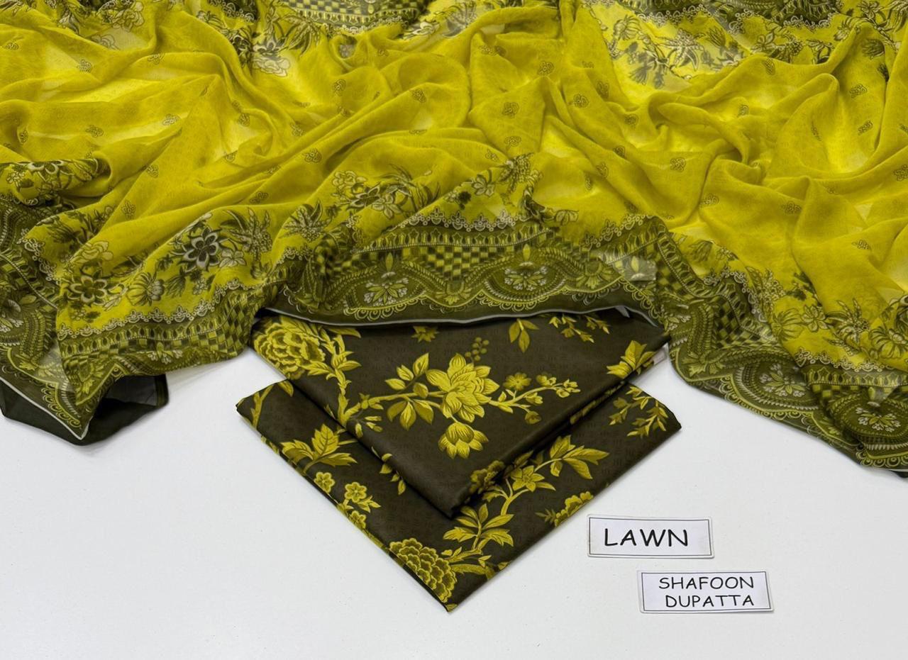 Print lawn 3pc Suit