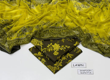 Print lawn 3pc Suit